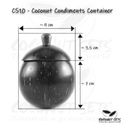 Coconut Condiments Container Size